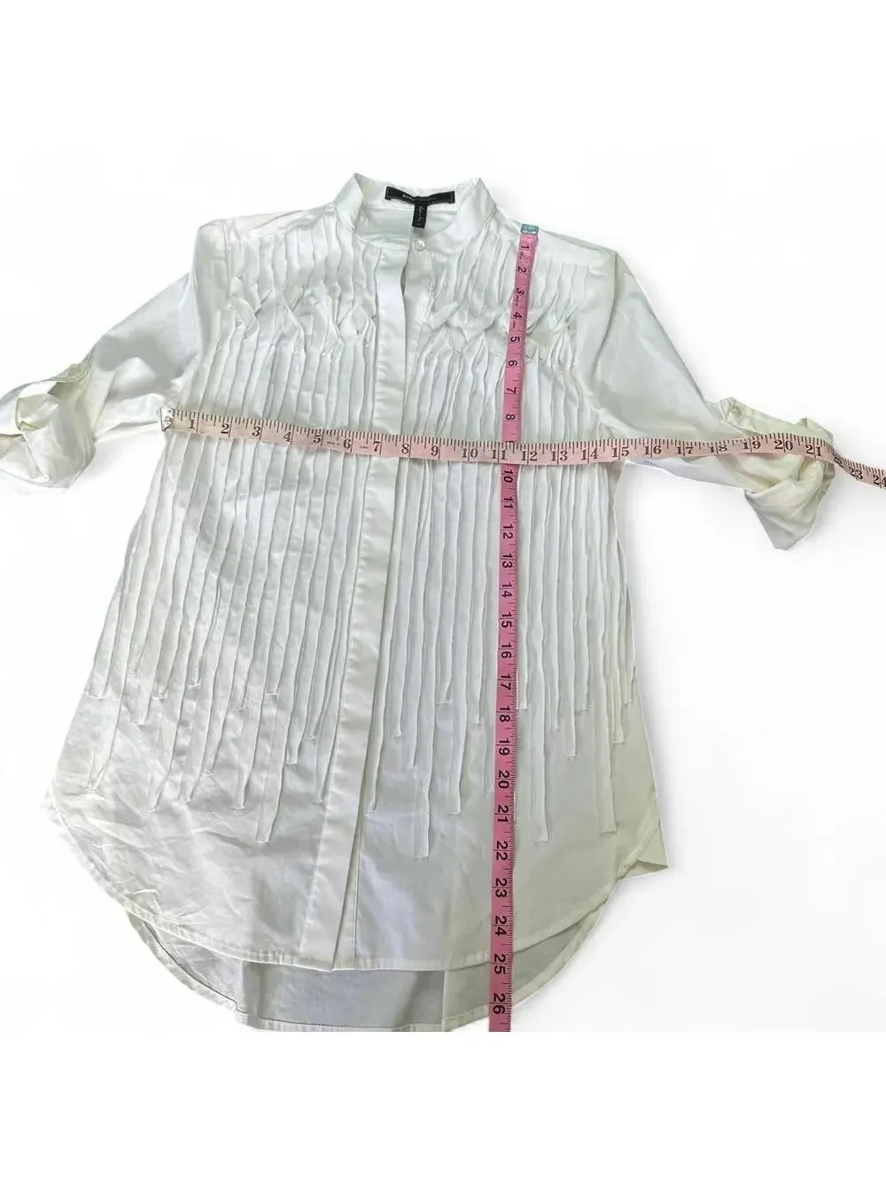 BCBGMAXAZRIA White Button-Down Blouse - Size XS